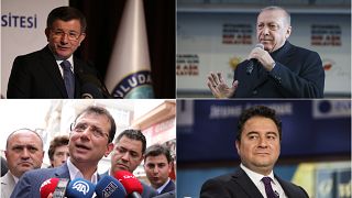 Ahmet Davutoğlu, Recep Tayyip Erdoğan, Ekrem İmamoğlu ve Ali Babacan