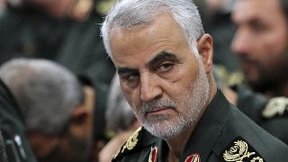 FILE- In this Sept. 18, 2016 phot Revolutionary Guard Gen. Qassem Soleimani