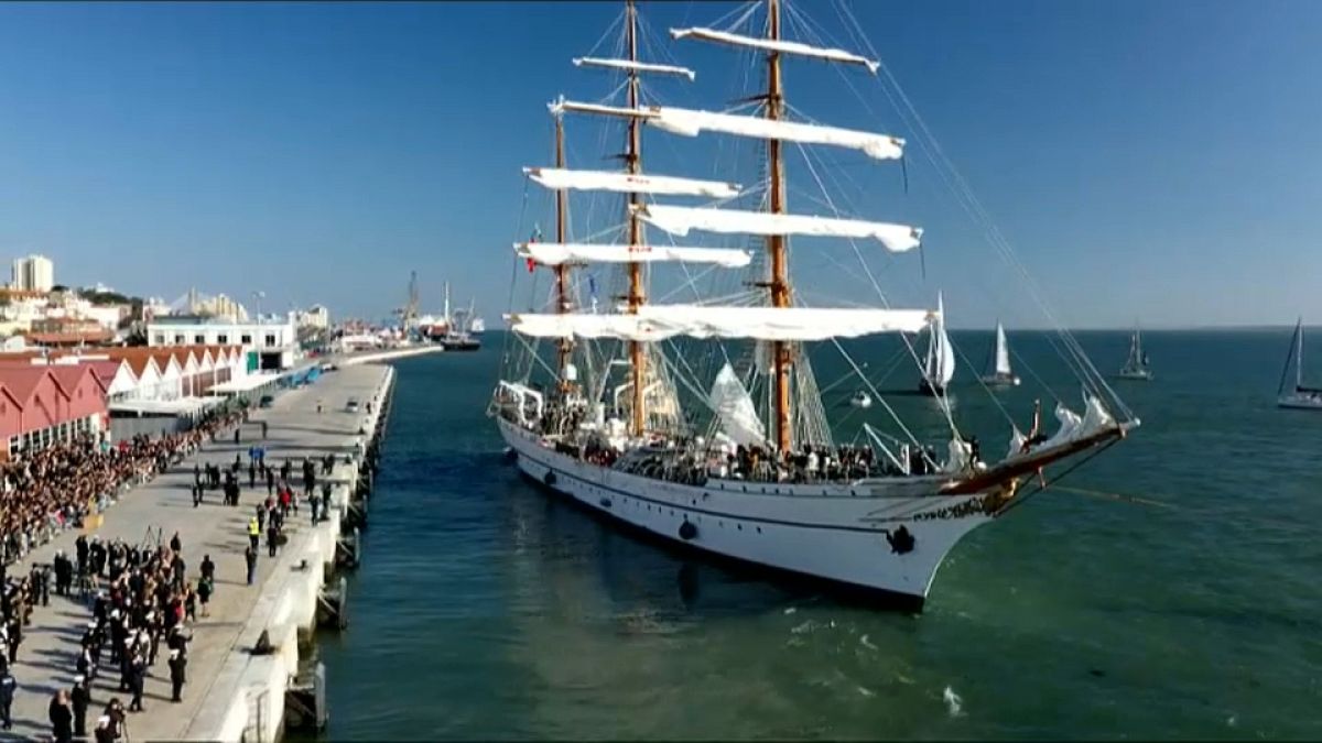 El Sagres inicia en Lisboa su navegación más larga
