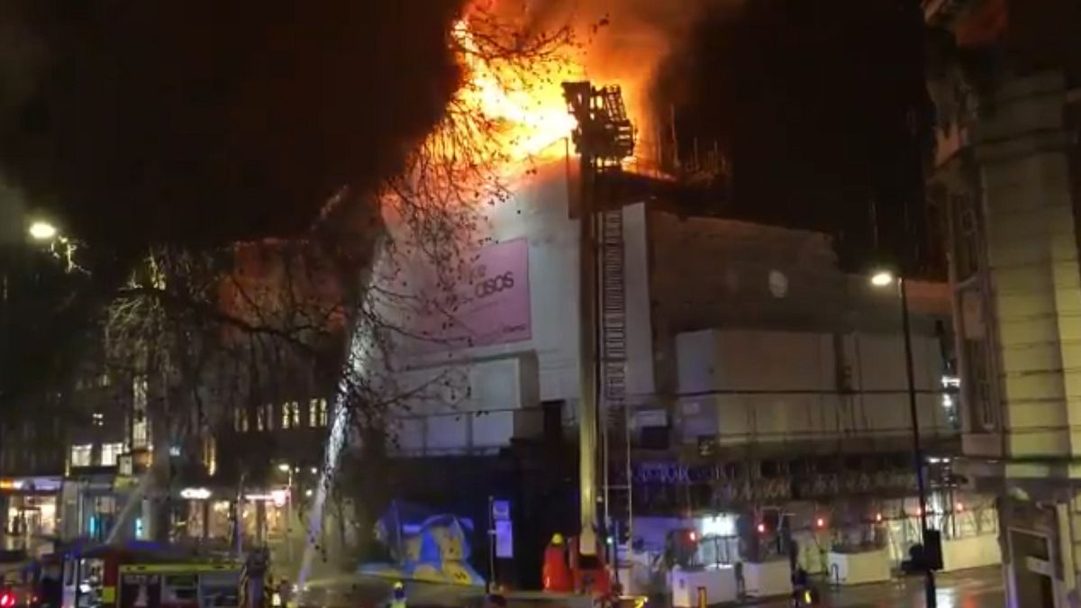 Fire at London's iconic KOKO nightclub