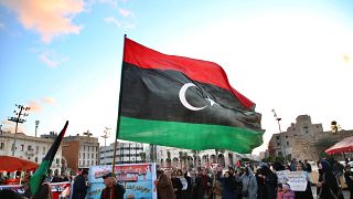 Libya'nın başkenti Trablus'ta halk, Hafter'e karşı protestoda buluştu