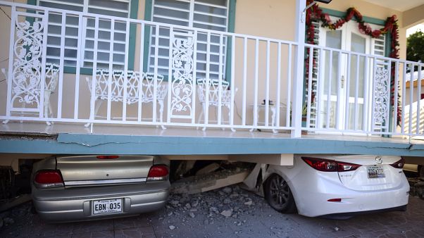 Algunos de los daños producidos por el terremoto de este lunes en Guanica, Puerto Rico. Algunos de los daños producidos por el terremoto de este lunes en Guanica, Puerto Rico.