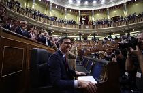 Spain's caretaker Prime Minister Pedro Sanchez 
