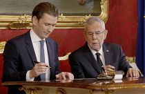 Österreich: Erste türkis-grüne Regierung im Amt