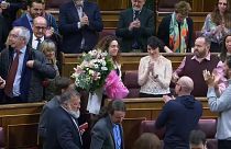 Ovación al gesto de Aina Vidal