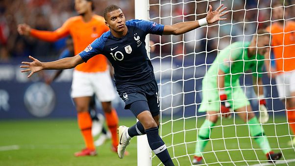 Fransız oyuncu Kylian Mbappe Fransız oyuncu Kylian Mbappe