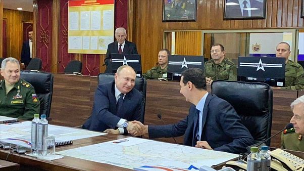 Путин впервые за 9 лет посетил Дамаск Путин впервые за 9 лет посетил Дамаск