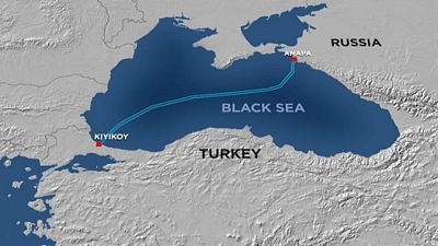 Rússia evita rota ucraniana com o TurkStream