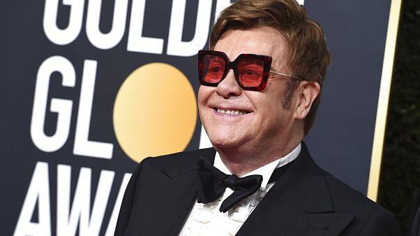 Elton John a vasárnap esti Golden Globe gálán Elton John a vasárnap esti Golden Globe gálán