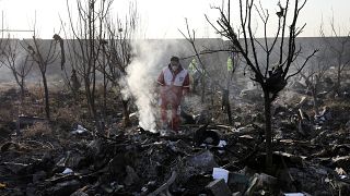 Tahran yakınlarındaki uçak kazası sonrası arama çalışmaları