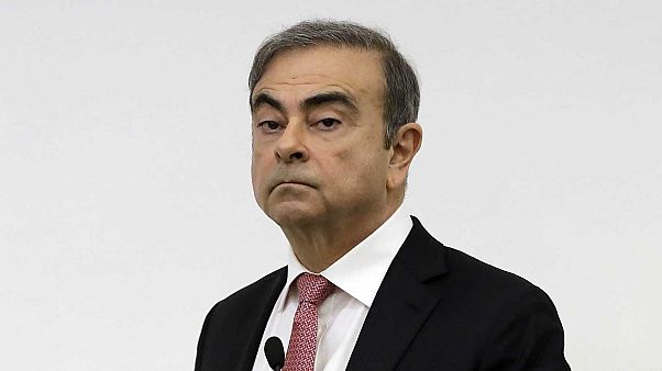 Carlos Ghosn lors de sa déclaration à Beyrouth, le 8 janvier 2020.