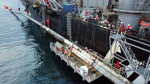 Successful connections made between TurkStream offshore section and landfalls. Successful connections made between TurkStream offshore section and landfalls.