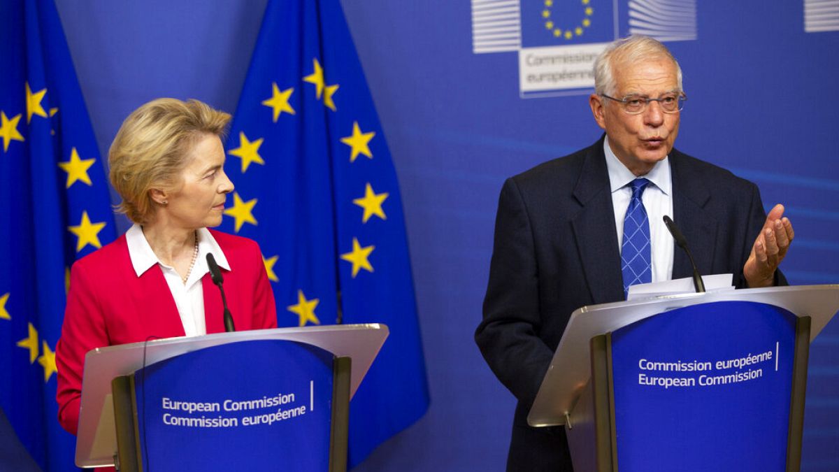 Ursula von der Leyen an EU foreign policy chief Josep Borrell