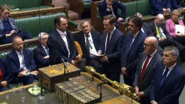 Sesión en la Cámara de los Comunes, en el Parlamento Británico Sesión en la Cámara de los Comunes, en el Parlamento Británico