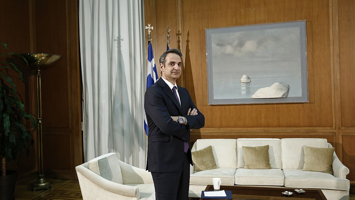 Ο πρωθυπουργός της Ελλάδας Κυριάκος Μητσοτάκης 