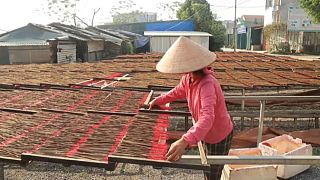 «دهکده عود» در ویتنام؛ تولید چوب‌های عود برای سال نو چینی