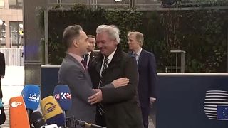 Chefes da diplomacia europeia reunidos em Bruxelas