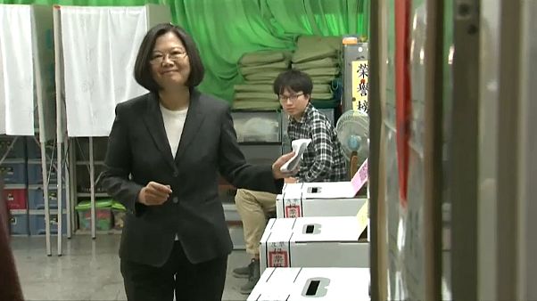 Wahlen in Taiwan: Chinakritische Amtsinhaberin Tsai führt Wahlen in Taiwan: Chinakritische Amtsinhaberin Tsai führt