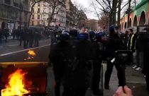Miles de manifestantes contra la reforma de las pensiones en Francia
