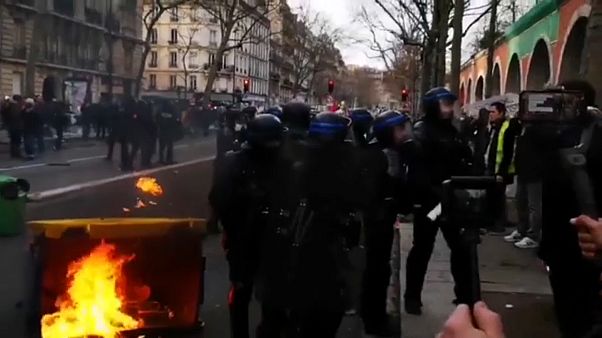 Nouvelle journée de mobilisation contre la réforme des retraites en France Nouvelle journée de mobilisation contre la réforme des retraites en France