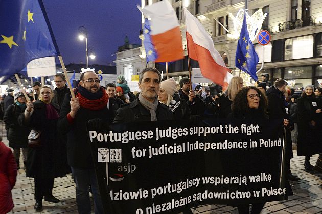 Jueces contra la reforma de la Justicia en Polonia