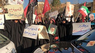 برگزاری تجمع اعتراضی در مقابل سفارت بریتانیا در تهران 