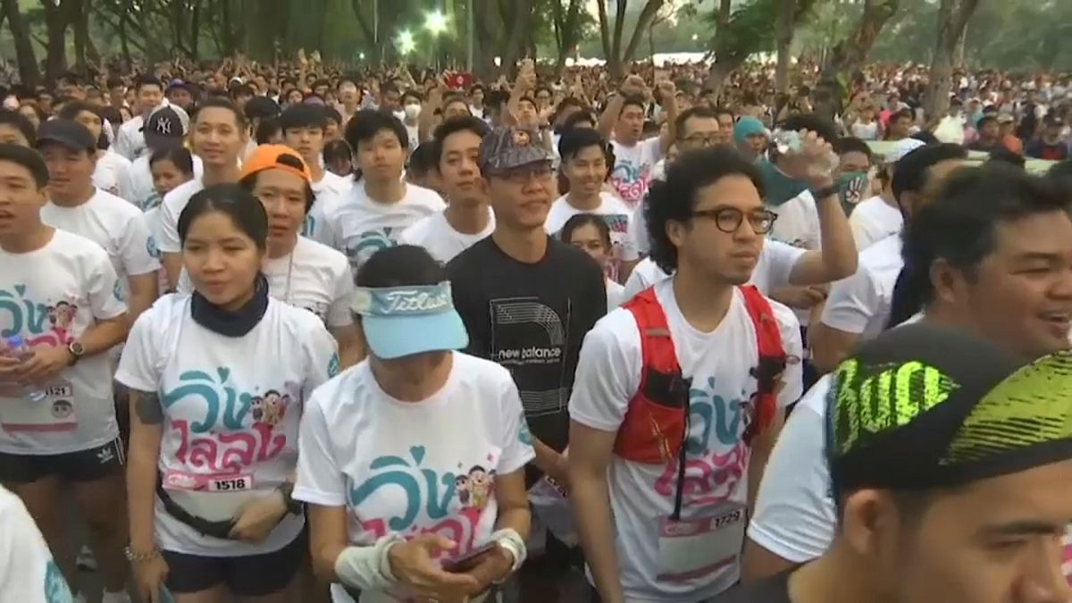 شاهد: مسيرة "ركض ضد الدكتاتورية" في تايلاند