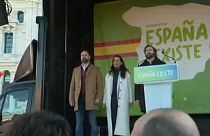 'España existe' y Vox marchan contra el Gobierno de coalición