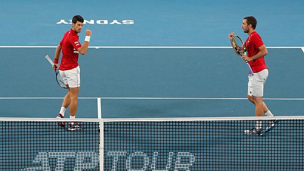 Djokovic rakibi Nadal'ı yenerek AKP Cup'ta şampiyon oldu Djokovic rakibi Nadal'ı yenerek AKP Cup'ta şampiyon oldu