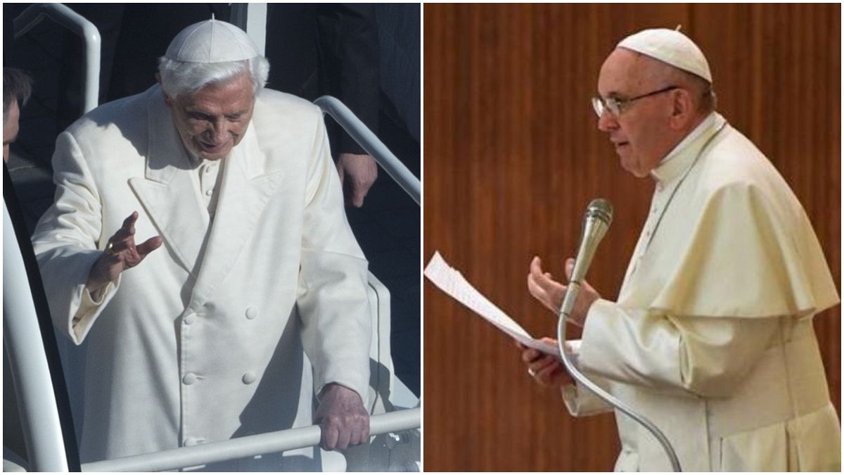 Papa 16. Benedikt ve Papa Francis