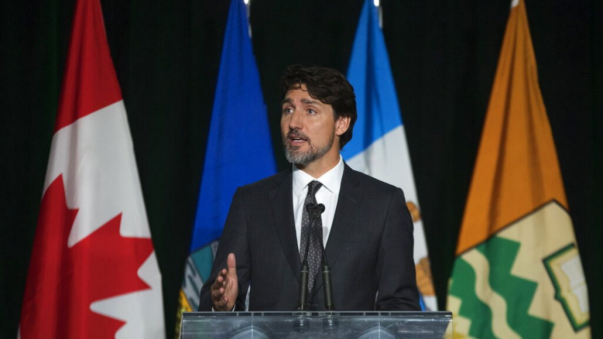 Kanada Başbakanı Justin Trudeau İran'ın düşürdüğü uçakta hayatını kaybedenleri anma töreninde konuştu