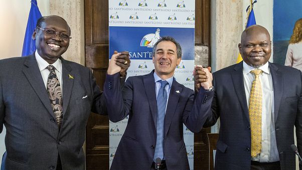 Sud Sudan verso la pace. Firmato l'accordo alla Comunità di Sant'Egidio Sud Sudan verso la pace. Firmato l'accordo alla Comunità di Sant'Egidio
