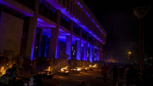 Litvánia: a szovjet hatalom elleni tüntetés áldozataira emlékeztek Litvánia: a szovjet hatalom elleni tüntetés áldozataira emlékeztek