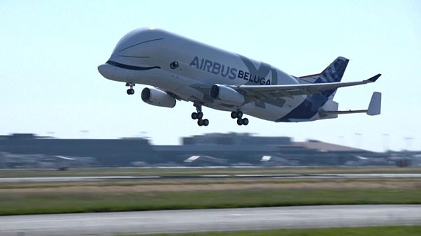 El avión BelugaXL de Airbus El avión BelugaXL de Airbus