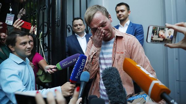 Иван Голунов на свободе Иван Голунов на свободе
