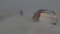 Снежный шторм в Исландии