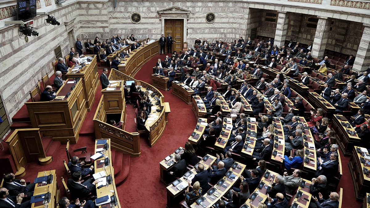 Η ολομέλεια της Βουλής των Ελλήνων