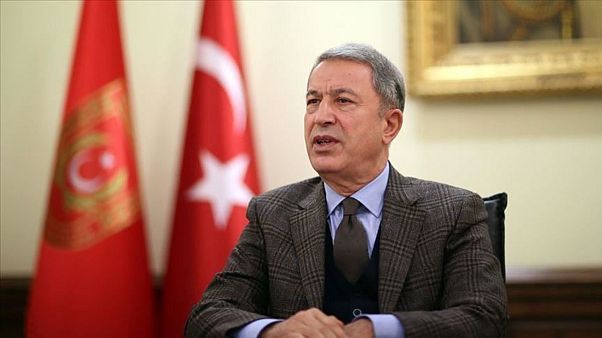 Savunma Bakanı Hulusi Akar: Libya ve İdlib'de önceliğimiz akan kanın durması Savunma Bakanı Hulusi Akar: Libya ve İdlib'de önceliğimiz akan kanın durması