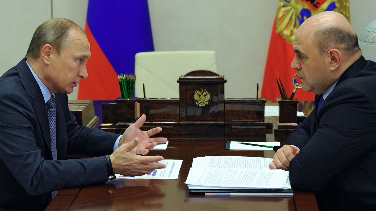 معرفی میخائیل میشوستین بعنوان نخست وزیر جدید روسیه از طرف ولادیمیر پوتین