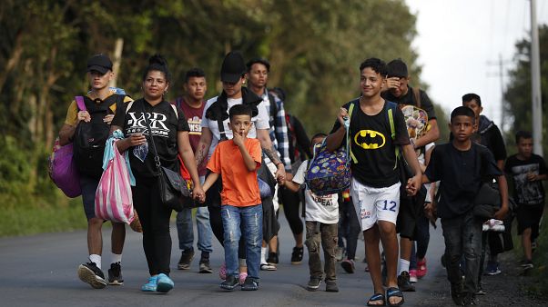 Nueva caravana de migrantes rumbo a EE.UU. Nueva caravana de migrantes rumbo a EE.UU.
