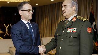Almanya Dışişleri Bakanı Heiko Maas ile Halife Hafter, Libya'da görüştü
