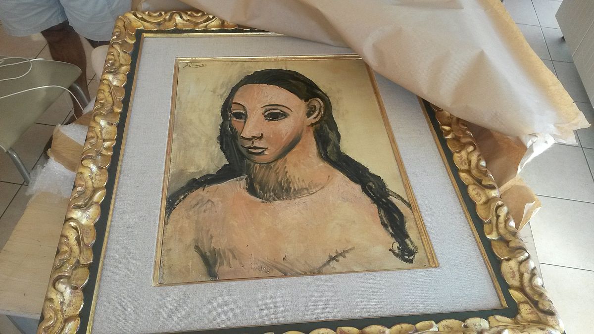 Picasso'nun  "Genç Bir Kadının Başı" adlı eseri