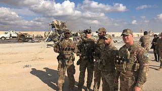 جنود أمريكيون في قاعدة عين الأسد الجوية في الأنبار 13 يناير 2020