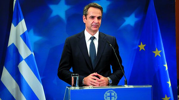 Yunanistan Başbakanı Kiriakos Miçotakis Yunanistan Başbakanı Kiriakos Miçotakis