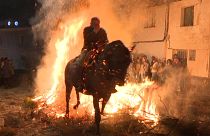 Fire and horses as unique Las Luminarias festival kicks off in Spain