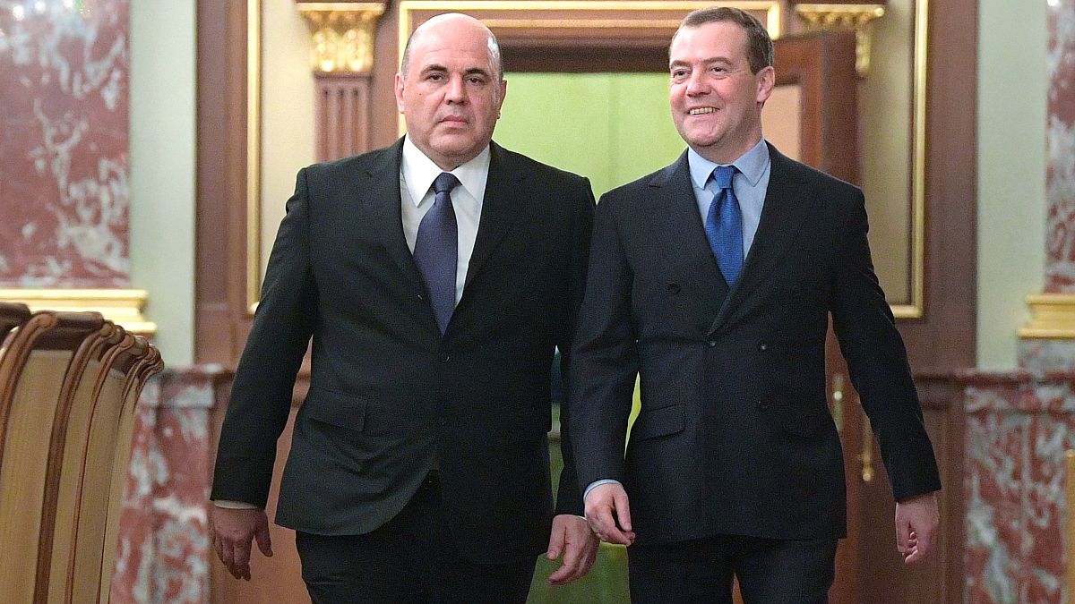 A két orosz miniszterelnök találkozója 
