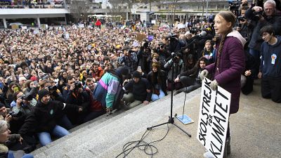 Thunberg is tüntetett a davosi elittalálkozó előtt