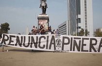 اعتراضات ضددولتی در سانتیاگو در سال جدید میلادی