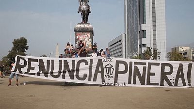 اعتراضات ضددولتی در سانتیاگو در سال جدید میلادی