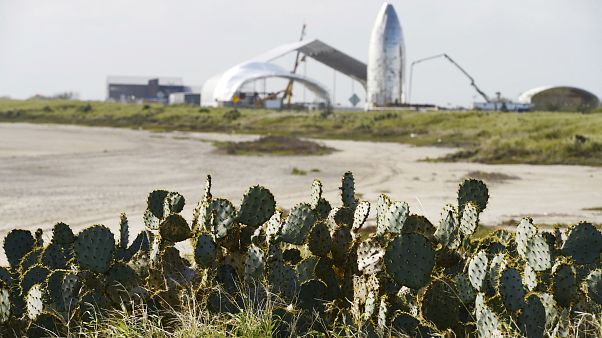 A view of the topography and construction site at Boca Chica, Texas at SpaceX's Starship Assembly Site Tuesday, Jan. 7, 2019, for the test vehicle known as Starship SN1. A view of the topography and construction site at Boca Chica, Texas at SpaceX's Starship Assembly Site Tuesday, Jan. 7, 2019, for the test vehicle known as Starship SN1.